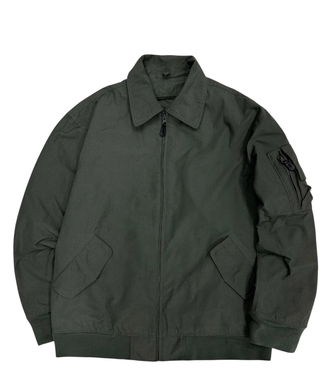 한국군 MA-1 항공자켓 카키 (XL~2XL)  상품이미지1