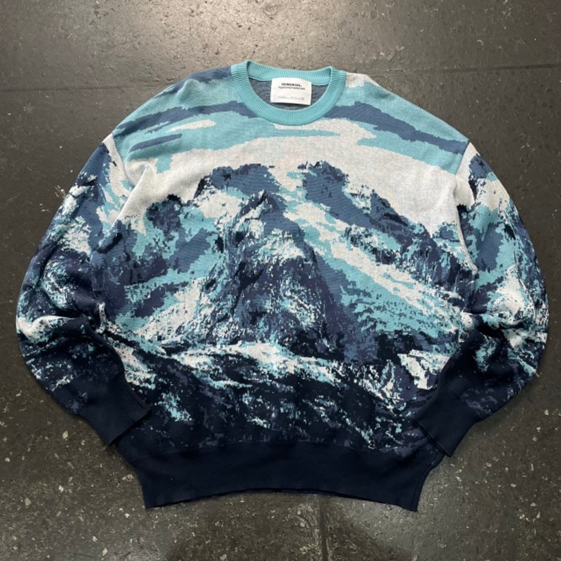 100 노매뉴얼 자카드 니트  상품이미지1