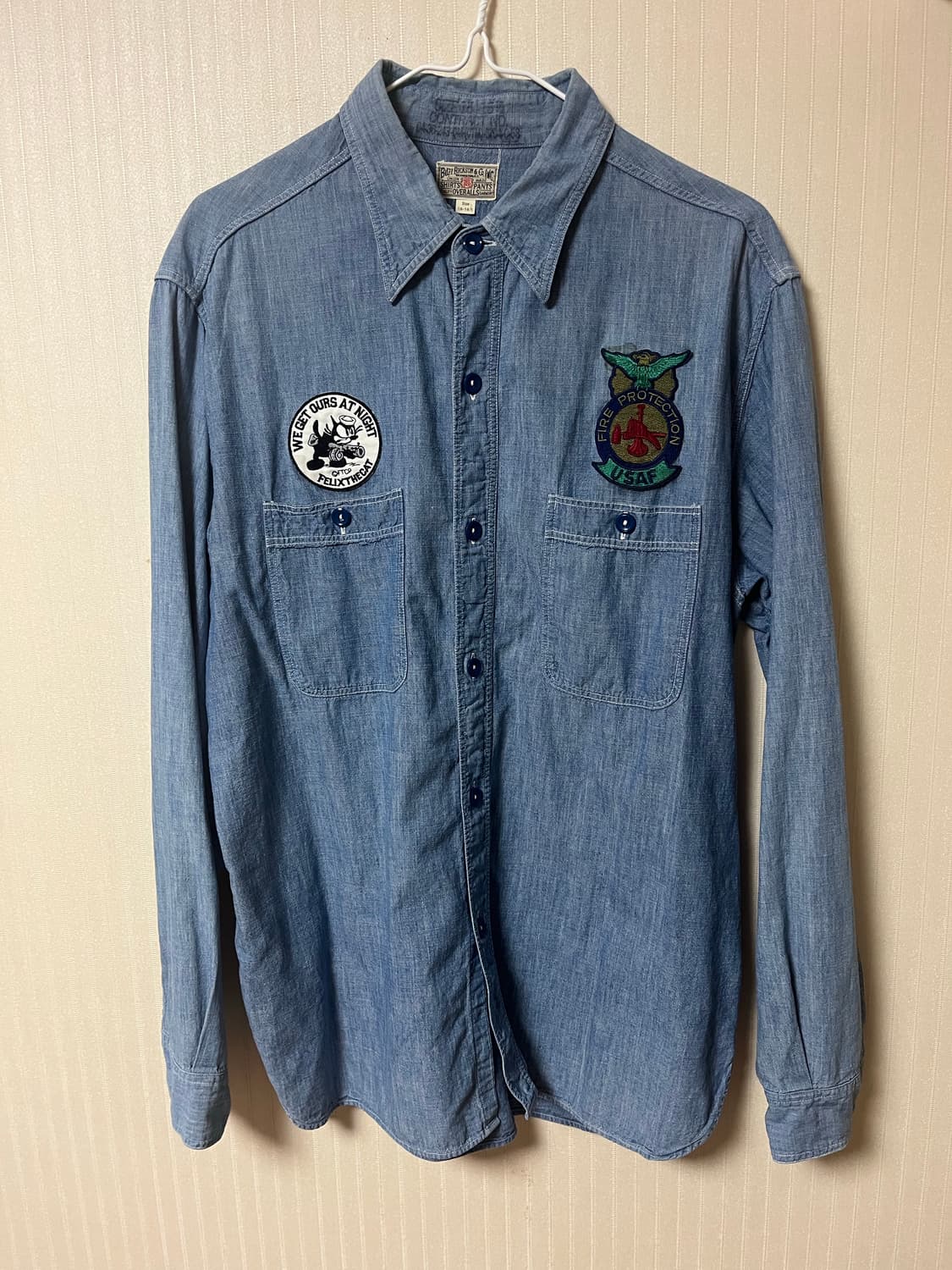 BUZZ RICKSON'S CUSTOM CHAMBRAY SHIRT 상품이미지2