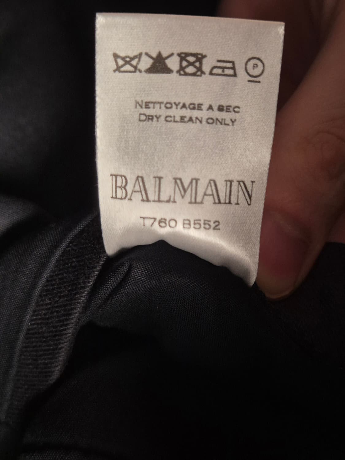 발망 금장 버튼 코튼 피코트 50 상품이미지5