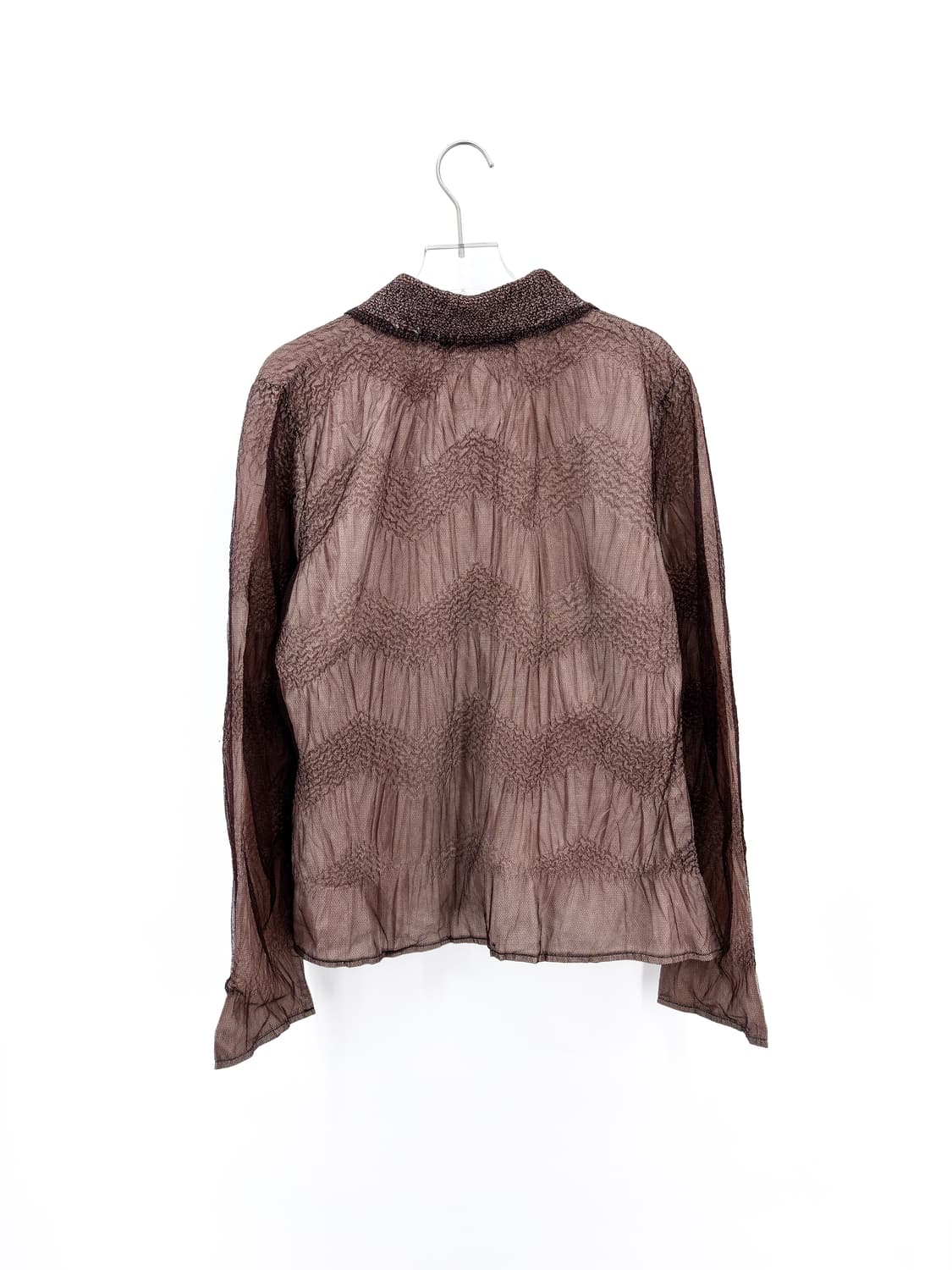 빈티지 주름 시어 블라우스 상품이미지7