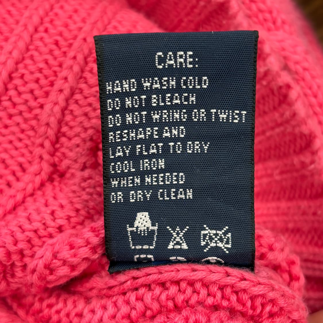 Polo Ralph Lauren 핑크 코튼 케이블 가디건 상품이미지4