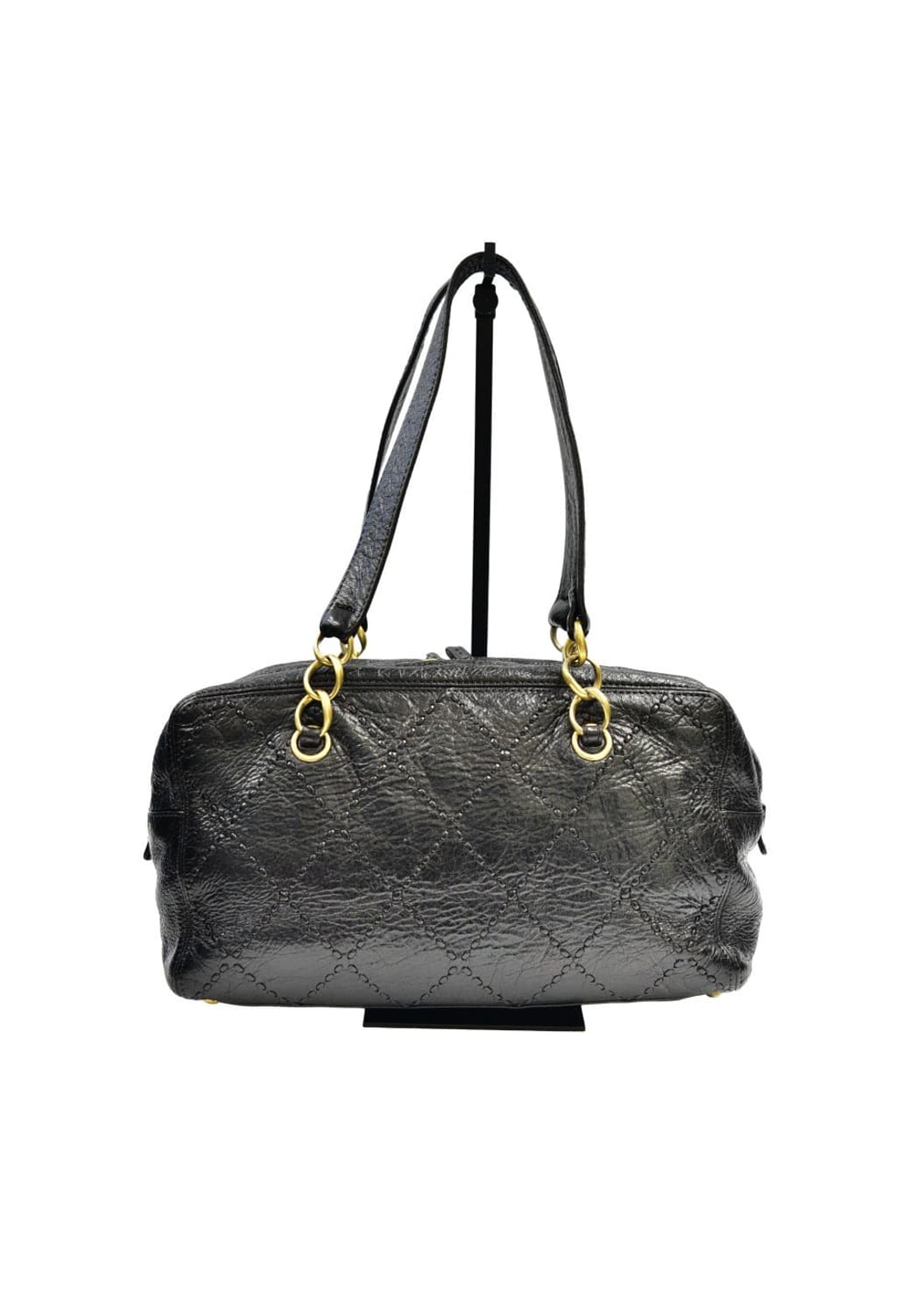 샤넬 레더 볼링백 (정품) 상품이미지3