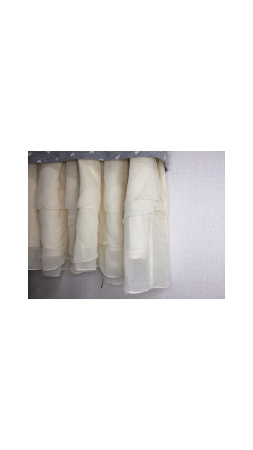 axes femme 엑시즈팜 그레이 하트 쉬폰 레이어드 원피스 튜닉 상품이미지4