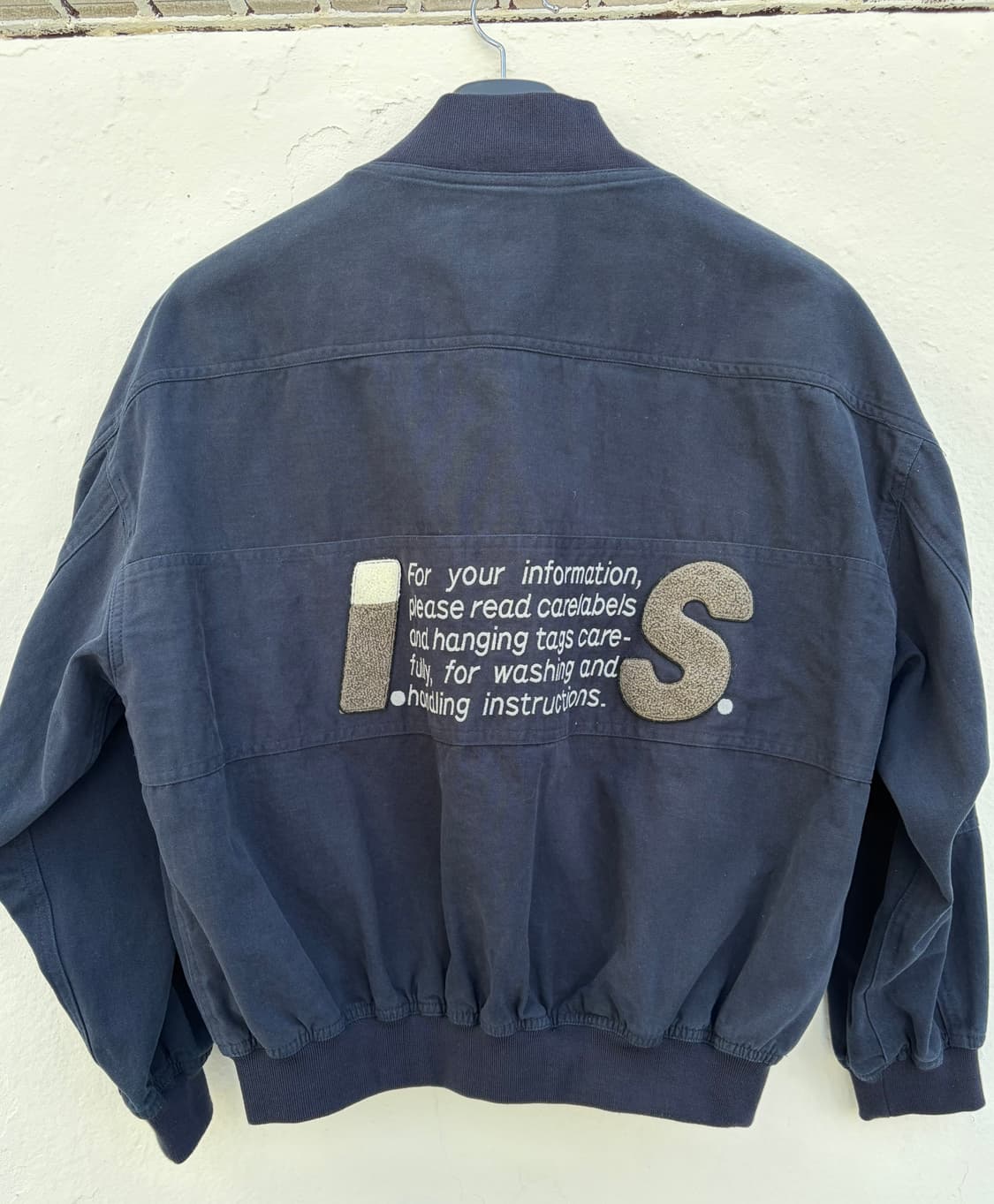 80s 이세이 미야케 스포츠 코튼 봄버 상품이미지4