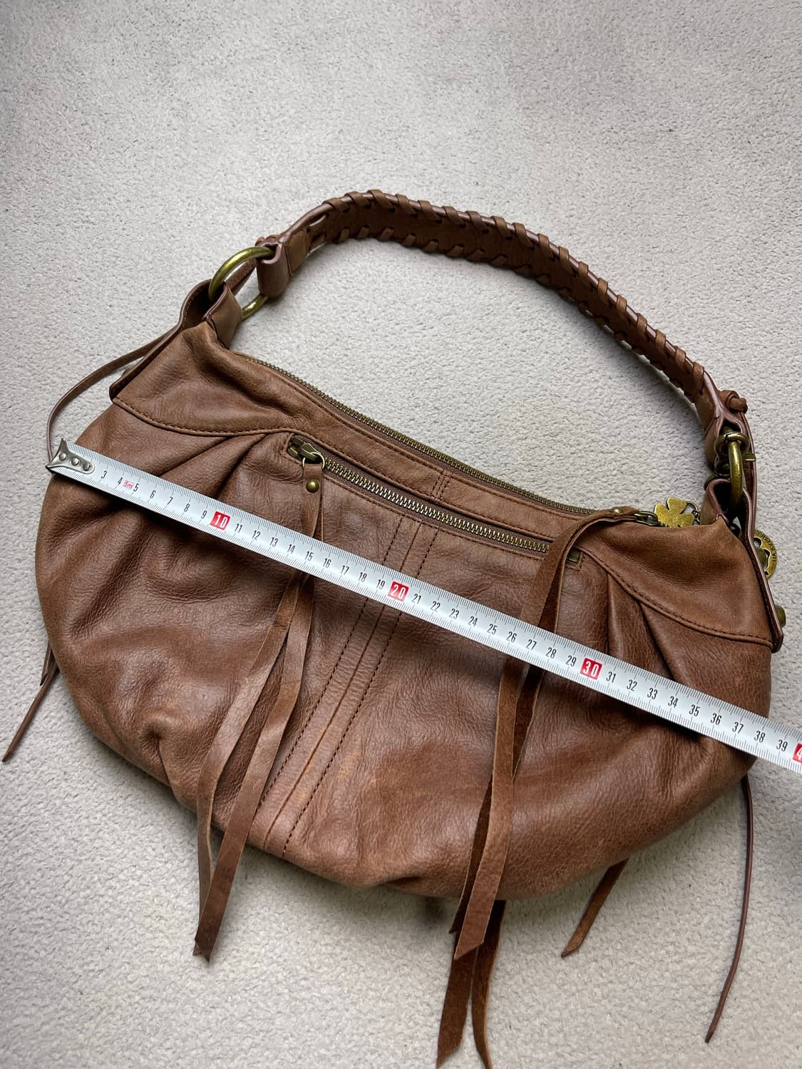 LUCKY BRAND 빈티지 양가죽 가방- 숄더백 상품이미지3