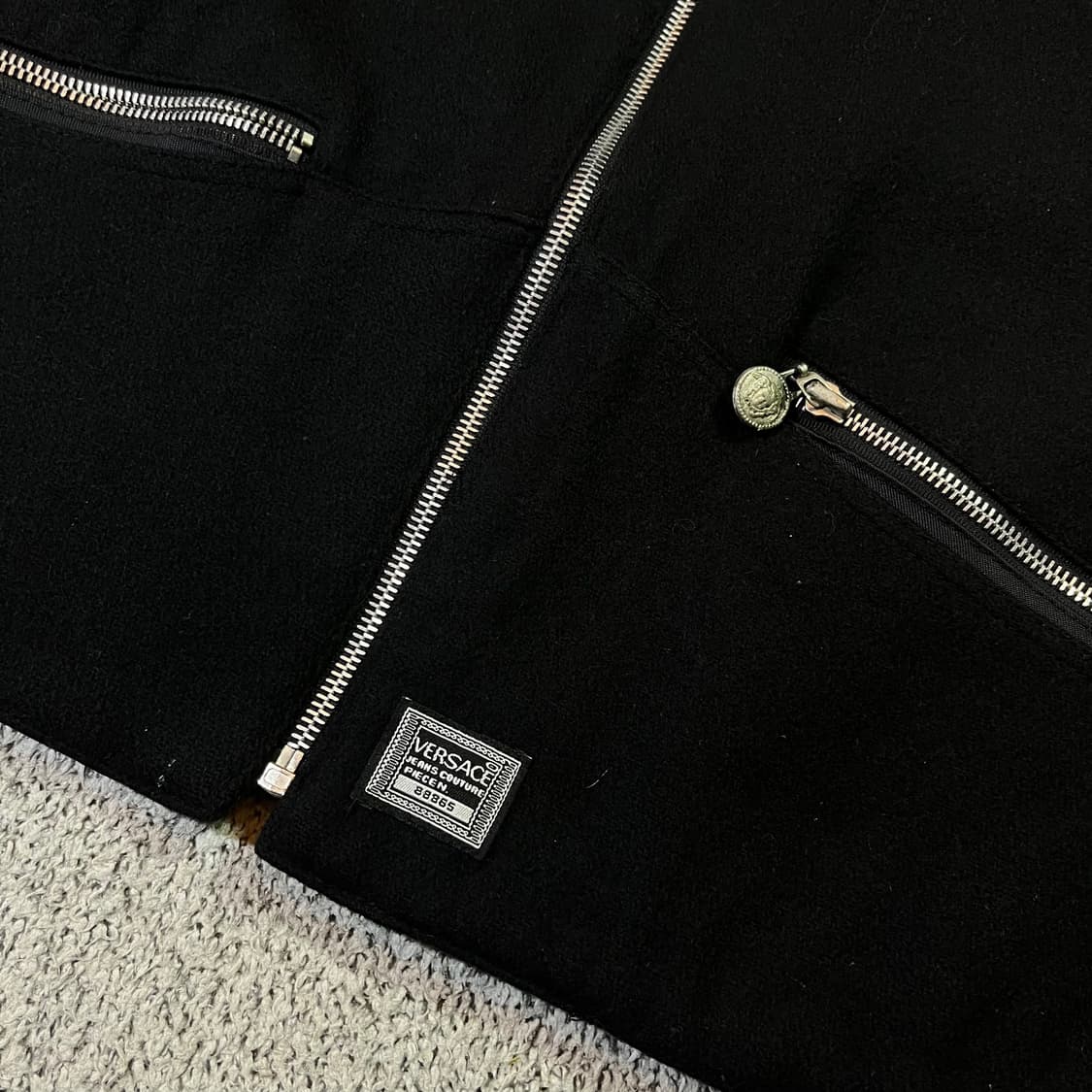 VERSACE 베르사체 메두사 빅로고 블루종 자켓 상품이미지6