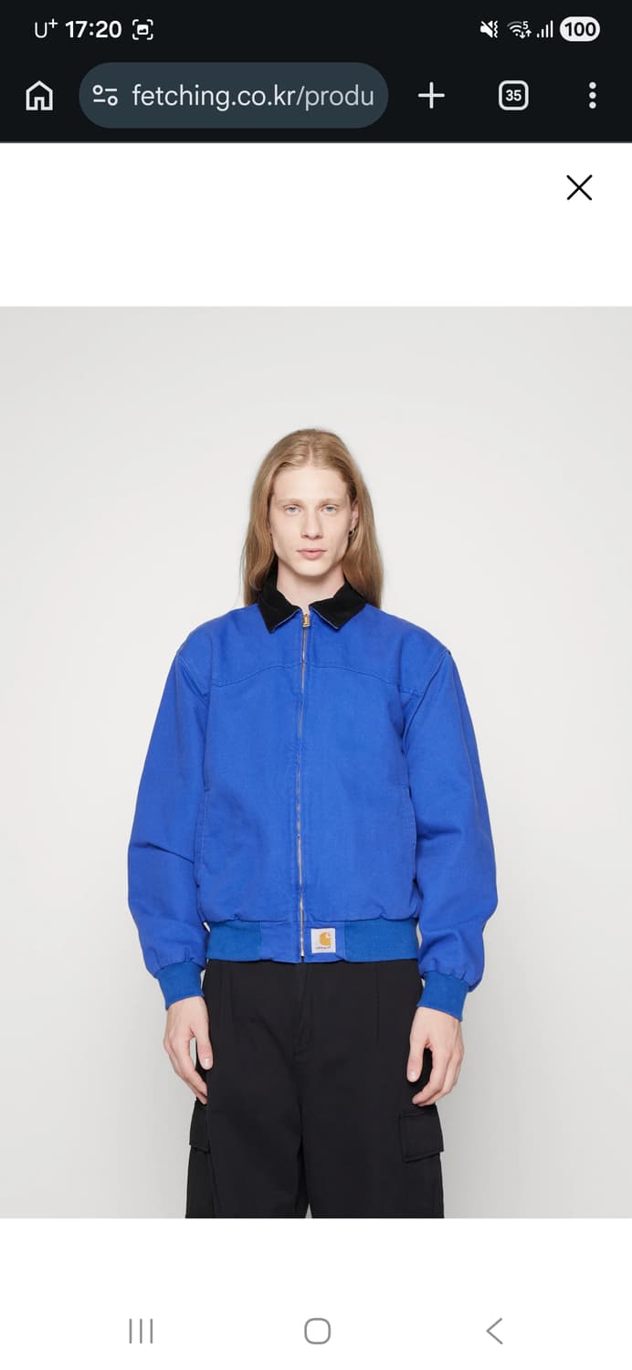 칼하트 OG 산타페 Lazurite/Black rinsed L사이즈 상품이미지8