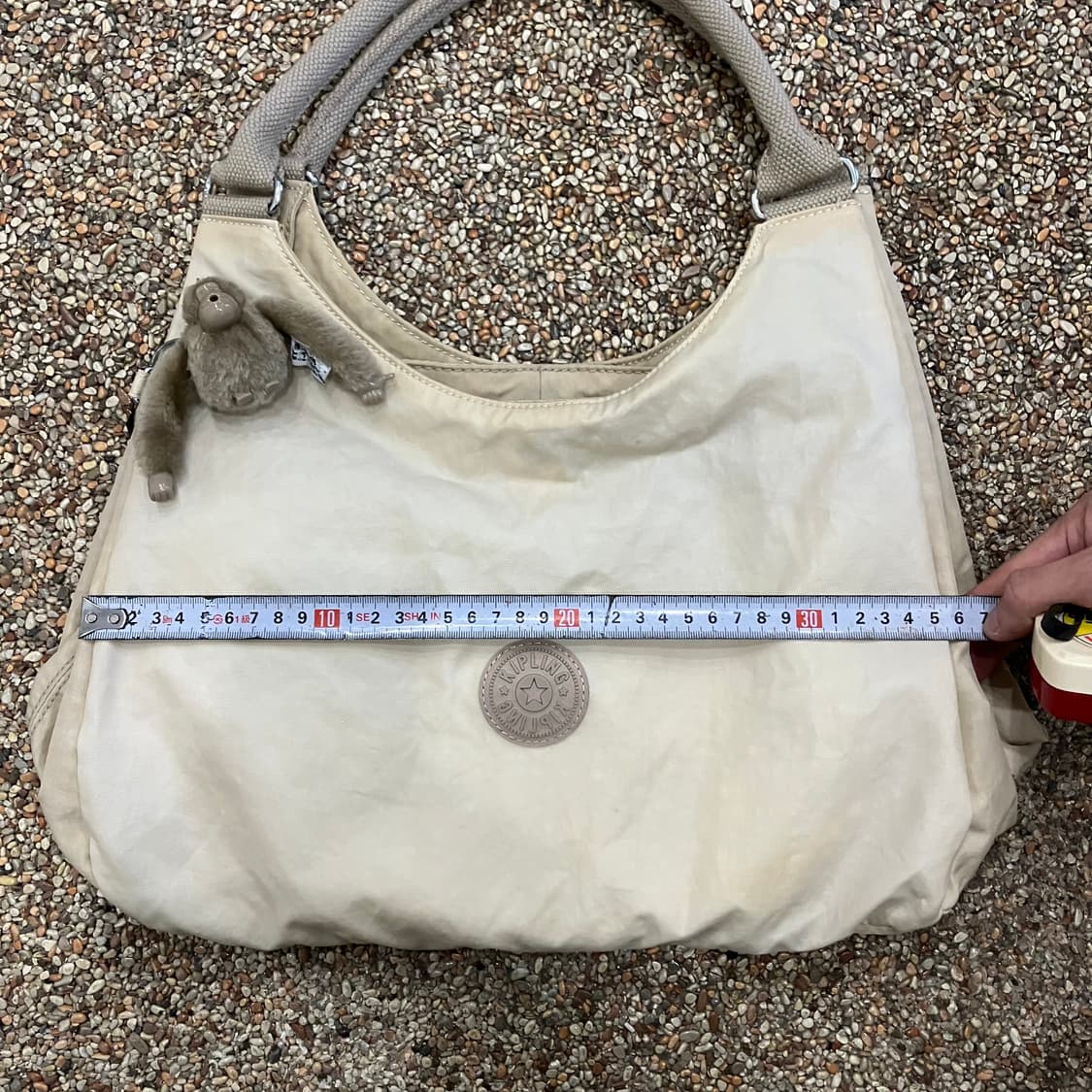 276 키플링 숄더백 토트백 핸드백 아이보리 상품이미지5