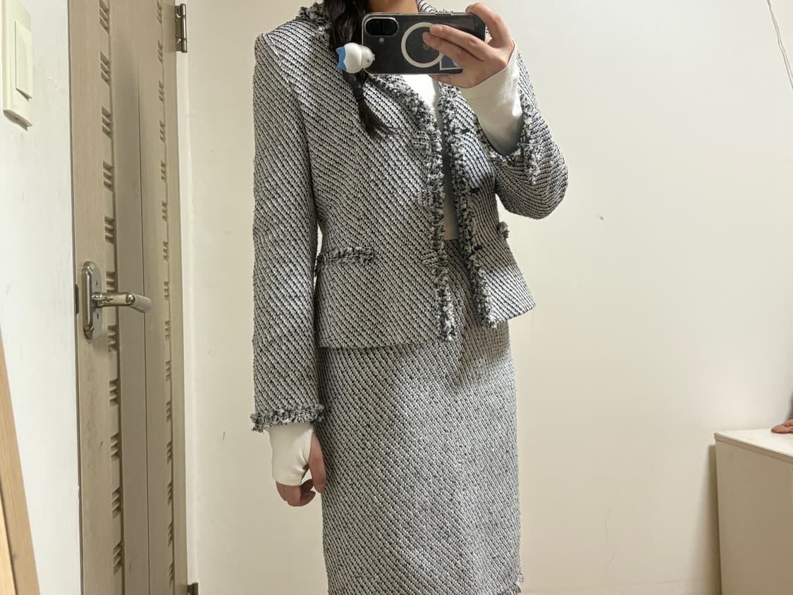 트위드 세트 ( 자켓, 치마 ) 상품이미지1