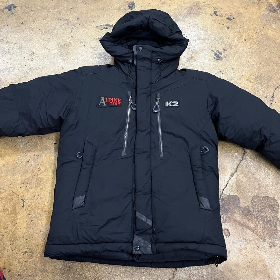 [정품/90] K2 알파인 팀 블랙 패딩 점퍼 b17 상품이미지3