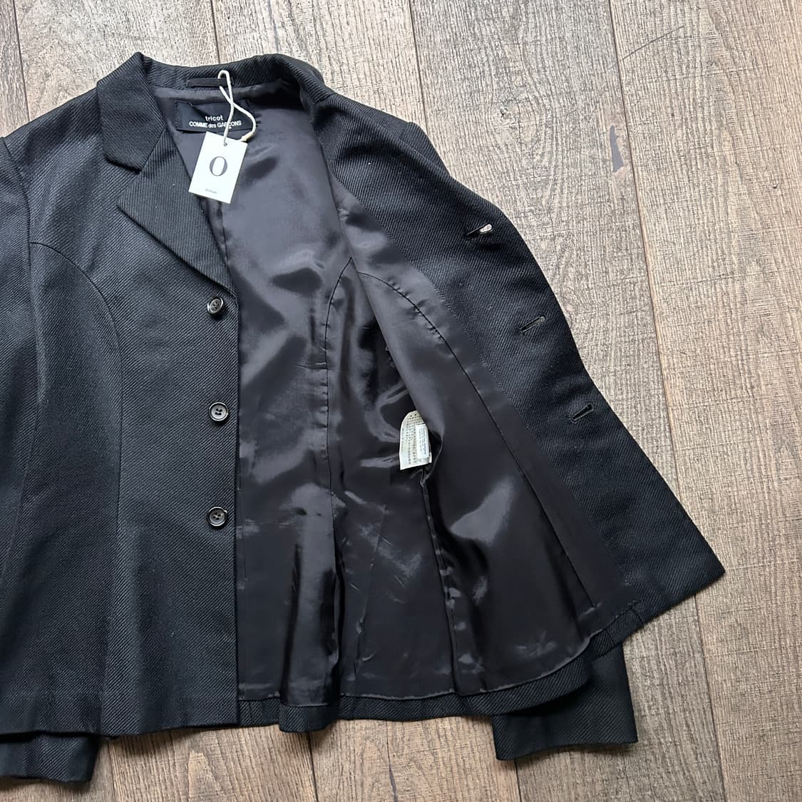 90's Cutting Line Felt Wool Jacket 상품이미지8