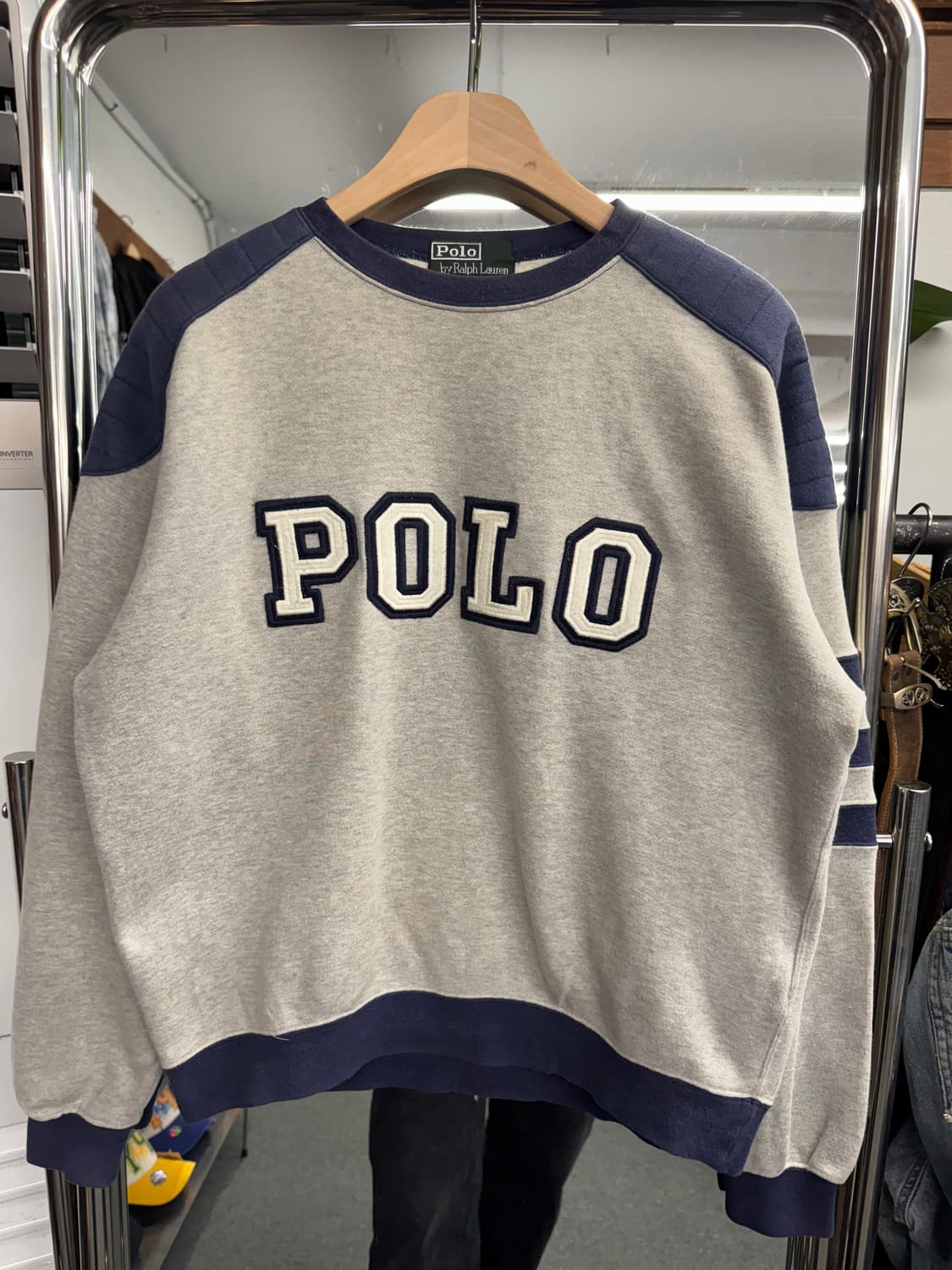 폴로랄프로렌 빈티지 스펠아웃 로고 스웻셔츠 상품이미지1
