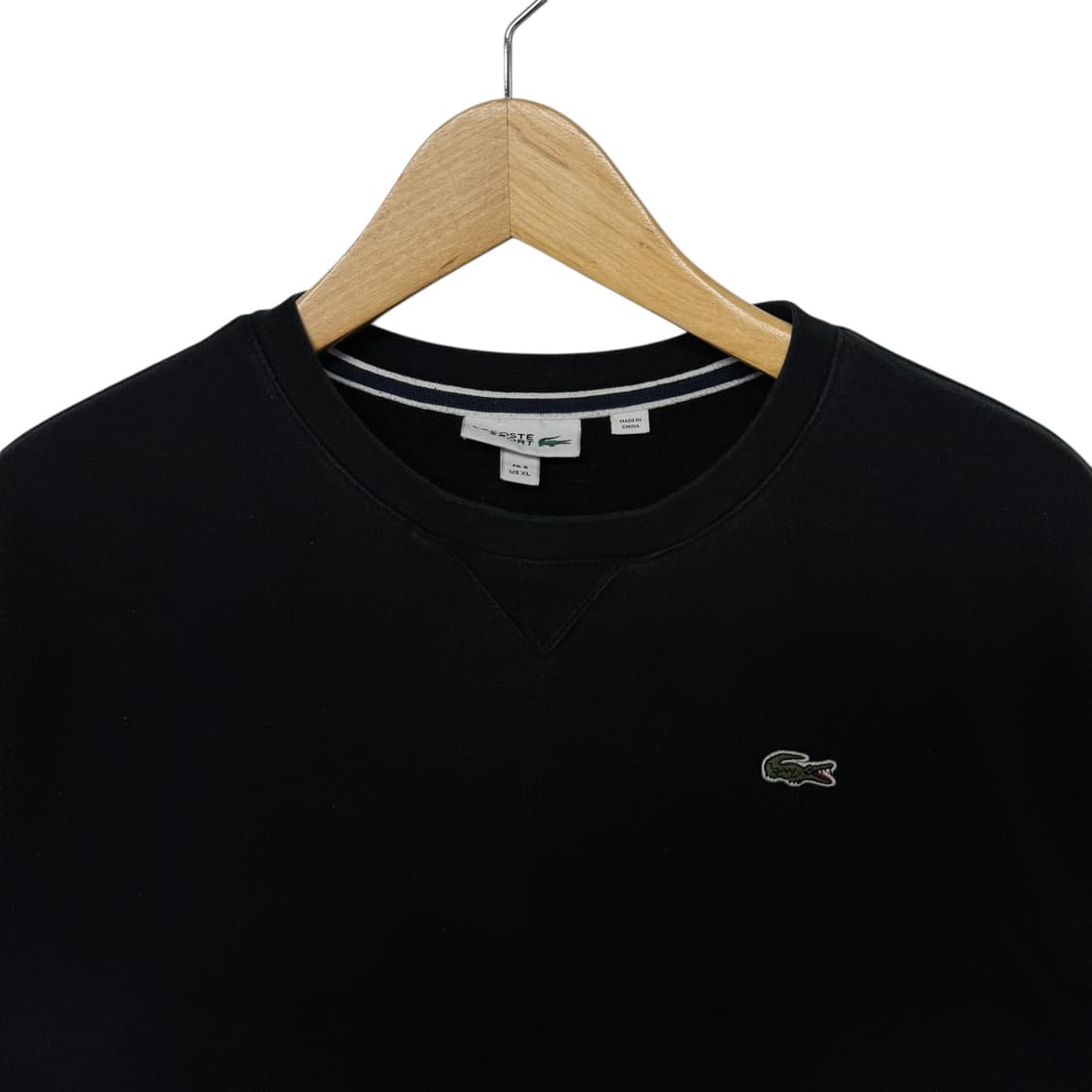 라코스테 로고 라운드 맨투맨 상품이미지2