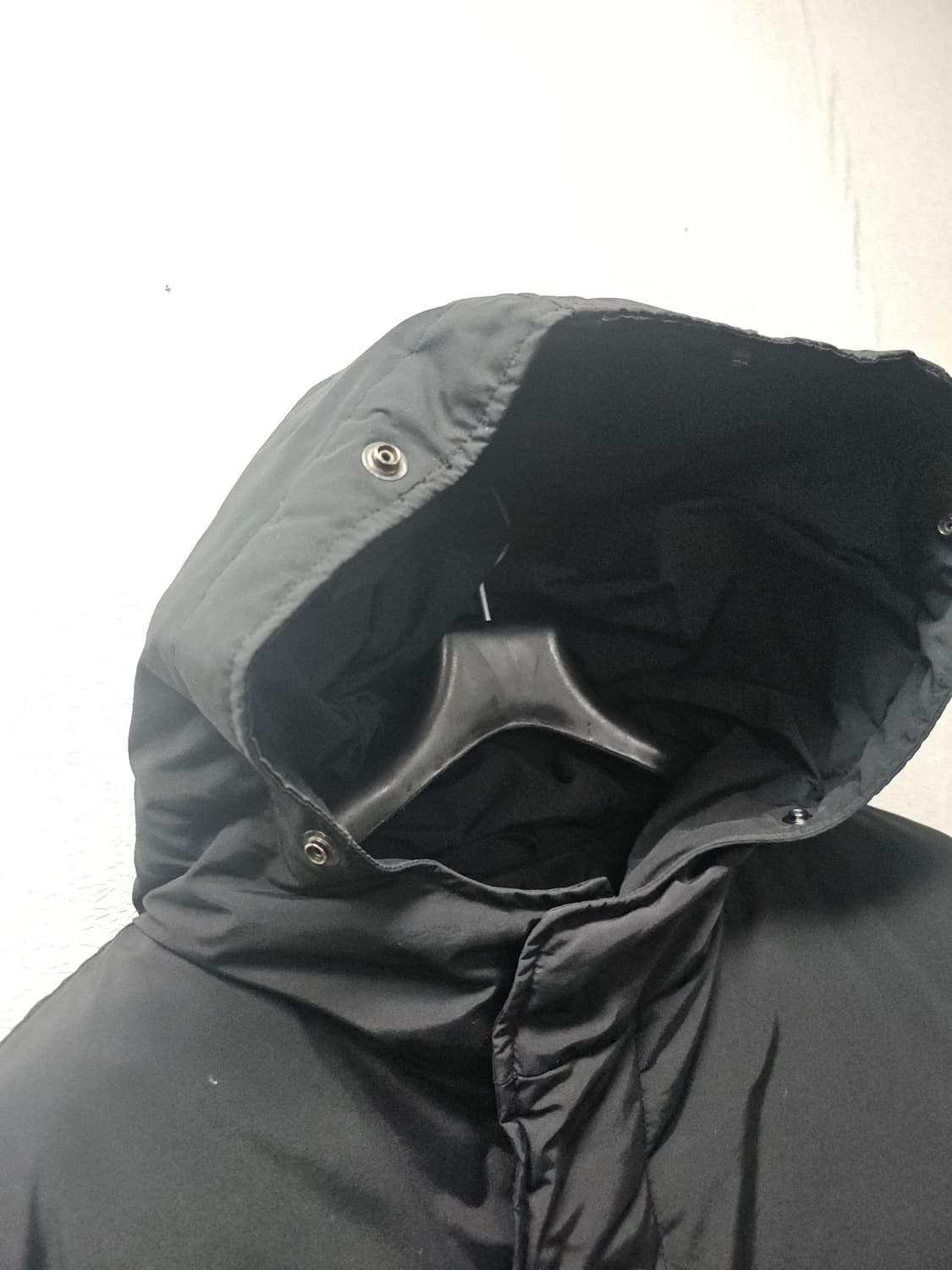 타임 옴므 구스 블랙 후드 패딩 점퍼 105 상품이미지2