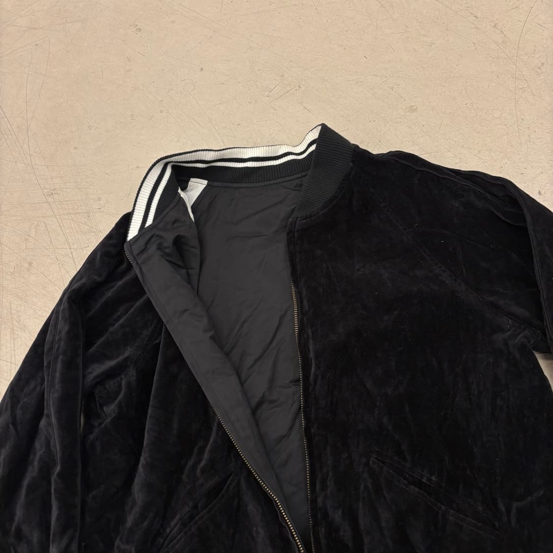 타케오키쿠치 리버시블 벨벳 자켓 상품이미지2