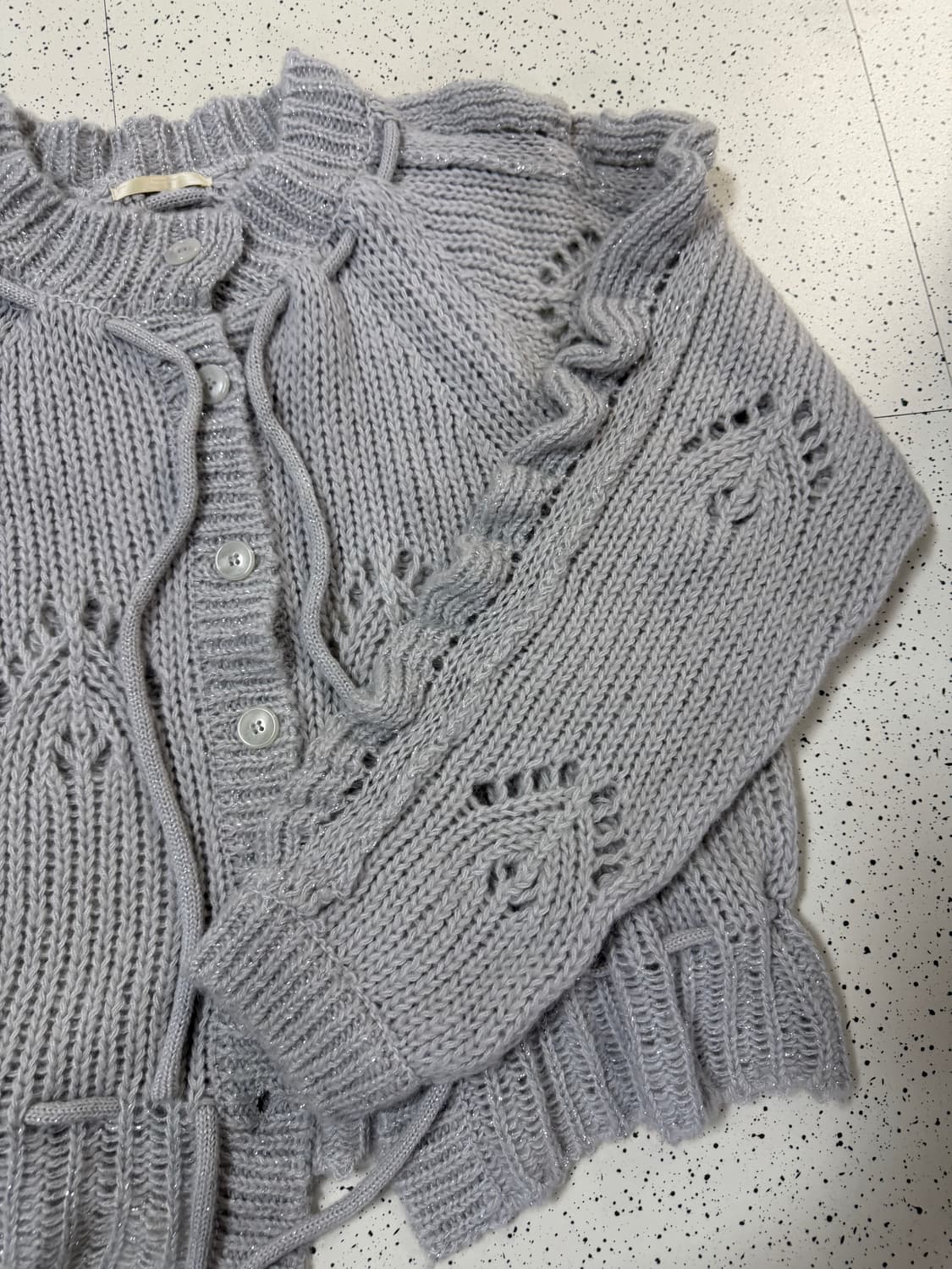 타입서비스 글리터 니트 가디건 상품이미지5