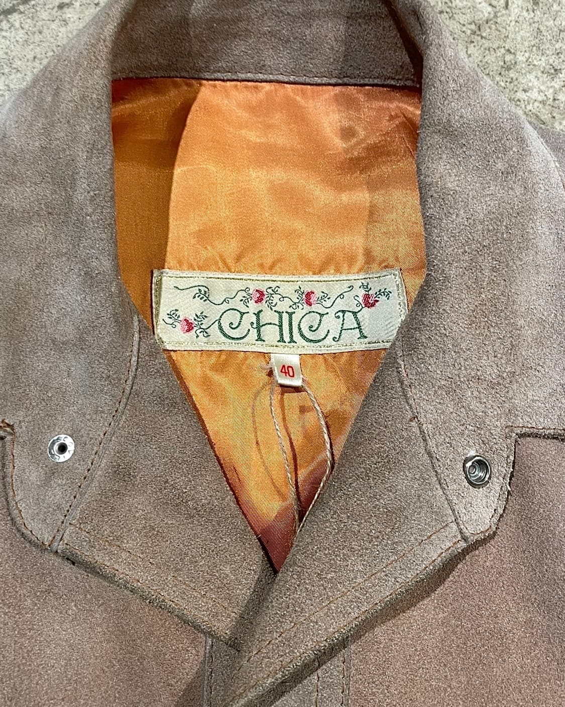 Chica 소가죽 스웨이드 웨스턴 재킷 (B5168) 상품이미지9