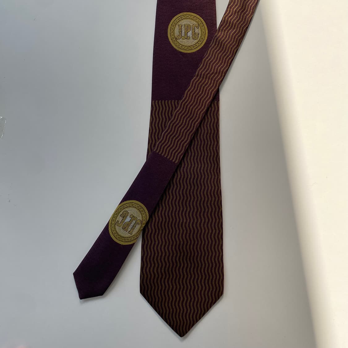 장폴고티에 Jean Paul Gaultier 로고  명품 정품넥타이 상품이미지1