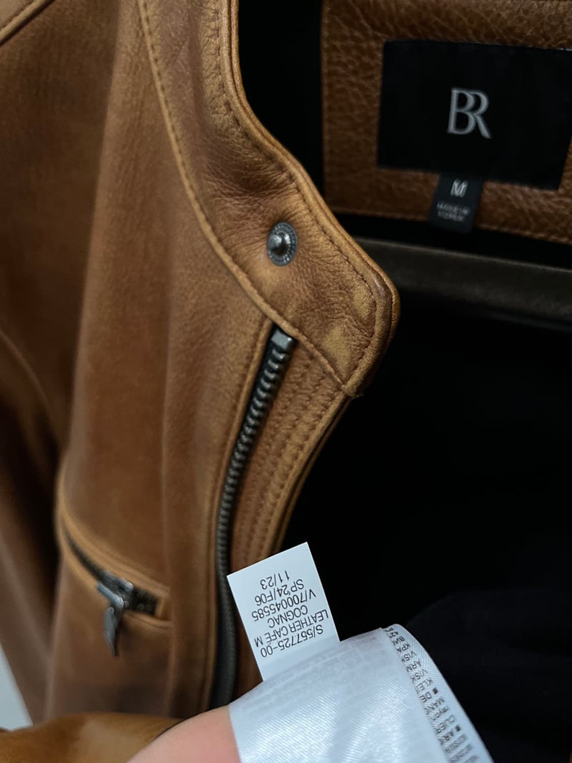 105) 바나나리퍼블릭 24ss 가죽자켓  상품이미지6