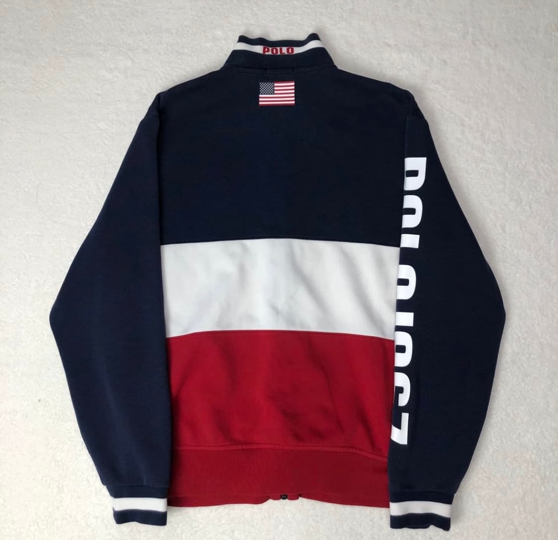 폴로 랄프로랜 성조기 집업 상품이미지2
