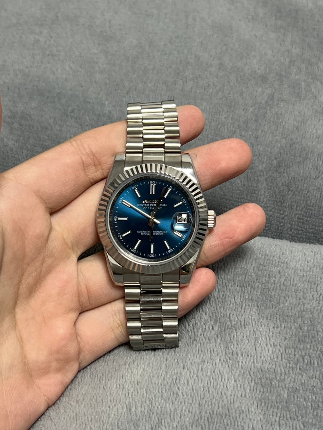 세이코 데이트저스트 커스텀 청판 39 상품이미지6