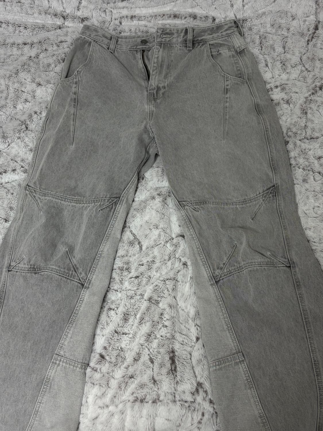 ETCE Kendrick semi flare denim 상품이미지5