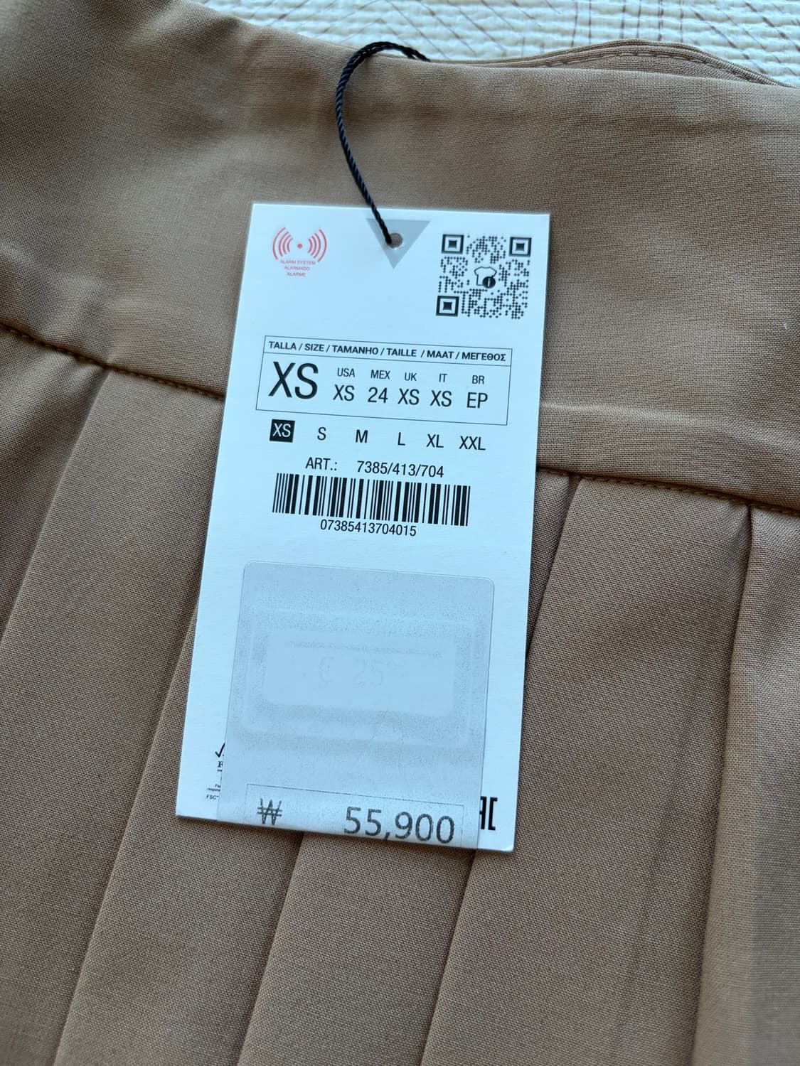 자라(ZARA) 플리츠 스커트 팬츠 상품이미지6