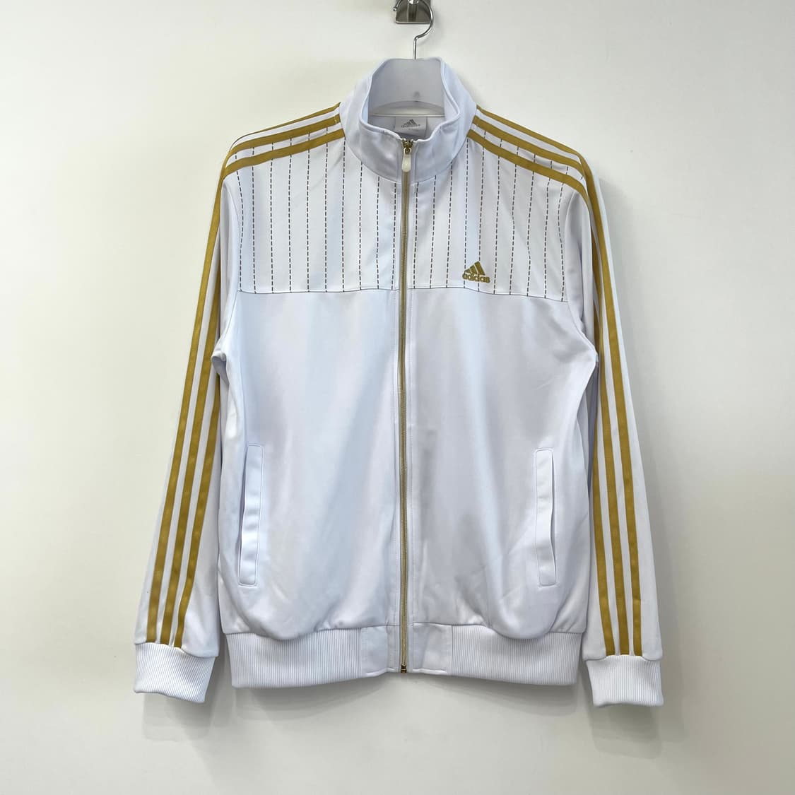 아디다스 화이트 골드 삼선 트랙탑 져지 105 상품이미지2