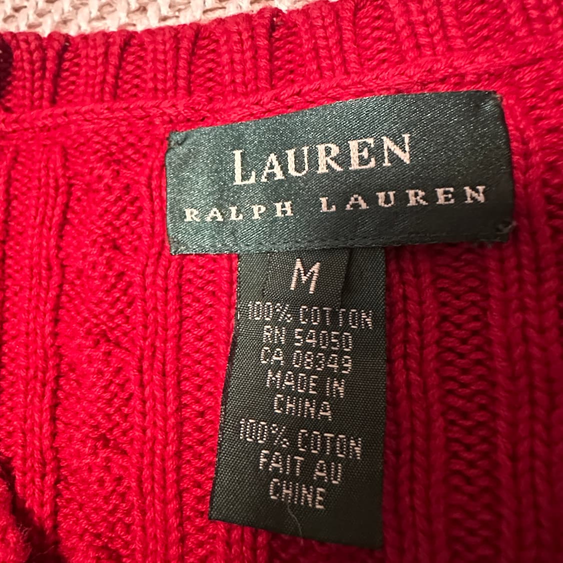 RALPH LAUREN heavy cable knit sweater 상품이미지4