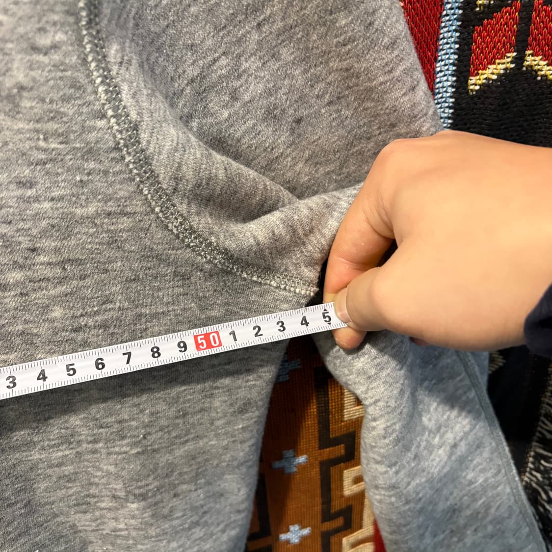 폴로 빈티지 그레이 기모 맨투맨 상품이미지9