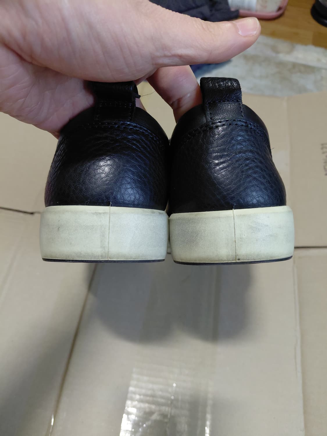 [에코]소프트8 블랙 스니커즈 유럽40(255~260)사이즈 상품이미지4