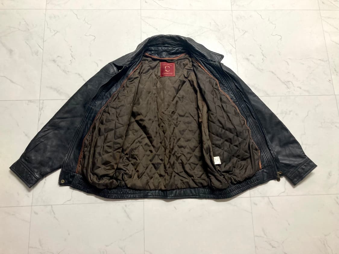 90s 체이스컬트 양가죽 A-2 레더 봄버 자켓 100-105 상품이미지3