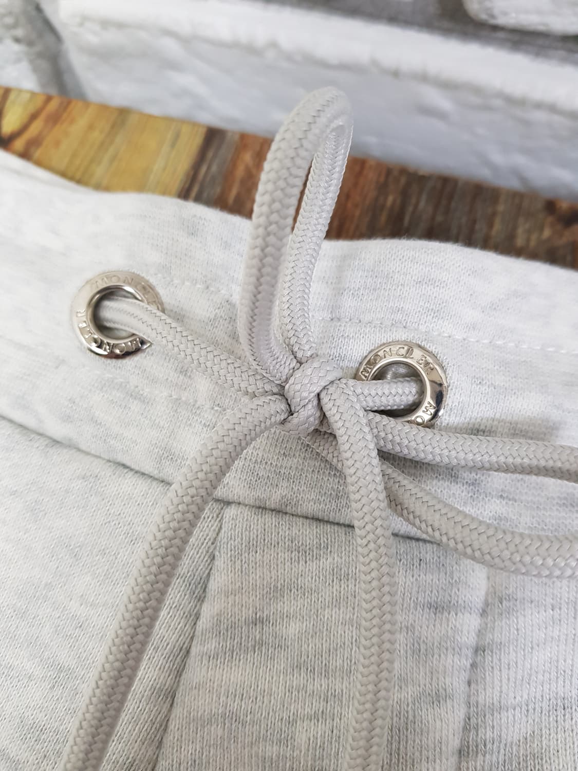 [xl/정품] 몽클레어 삼선 코튼 숏팬츠 그레이 상품이미지5