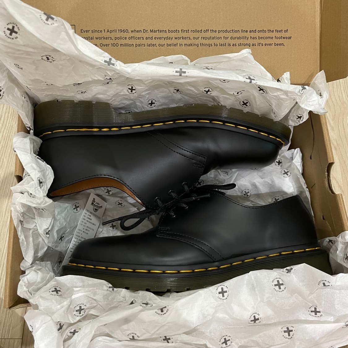 닥터마틴 1461 스무스 블랙  상품이미지10