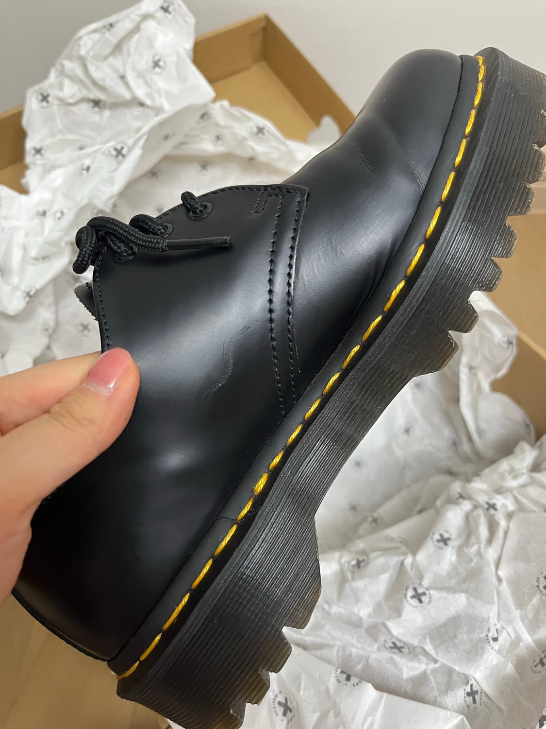 닥터마틴 1461 벡스 블랙 스무스 UK5 사이즈 240 상품이미지4
