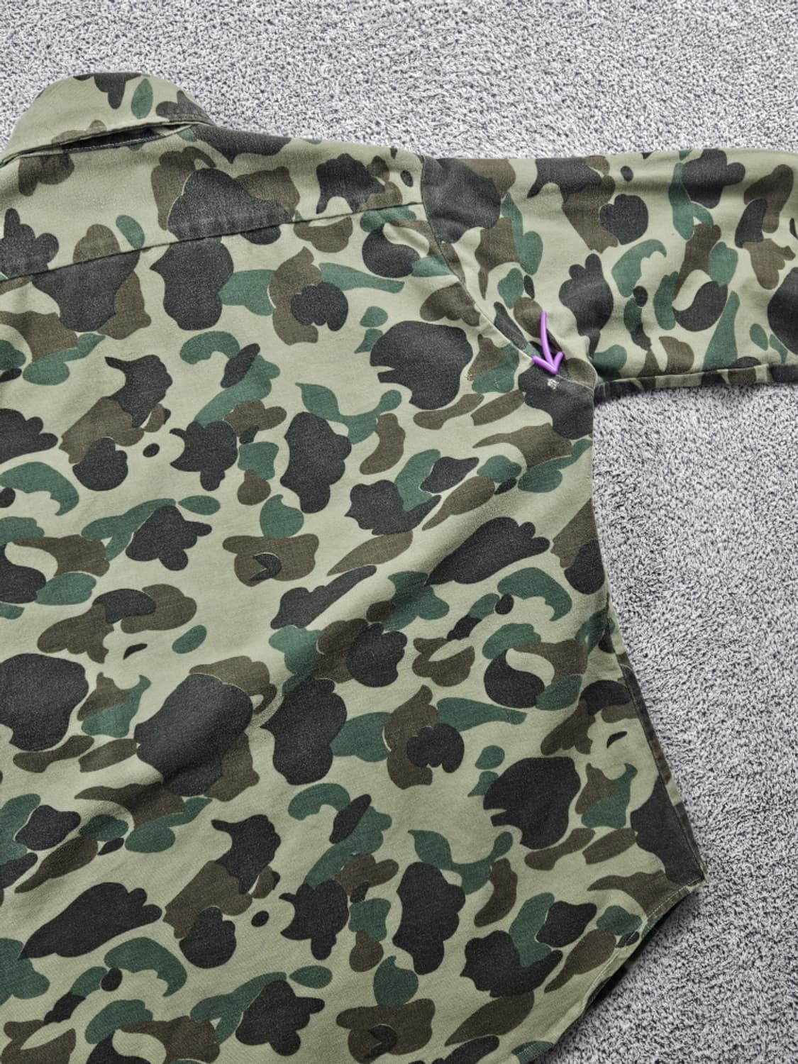 80's USA THE WOODSMAN 카모 헌팅 셔츠 (L)/10537 상품이미지9