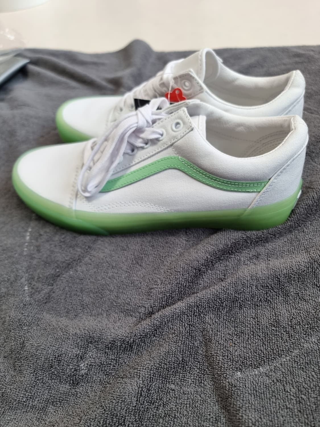 반스 올드스쿨 화이트/클리어솔275 상품이미지2