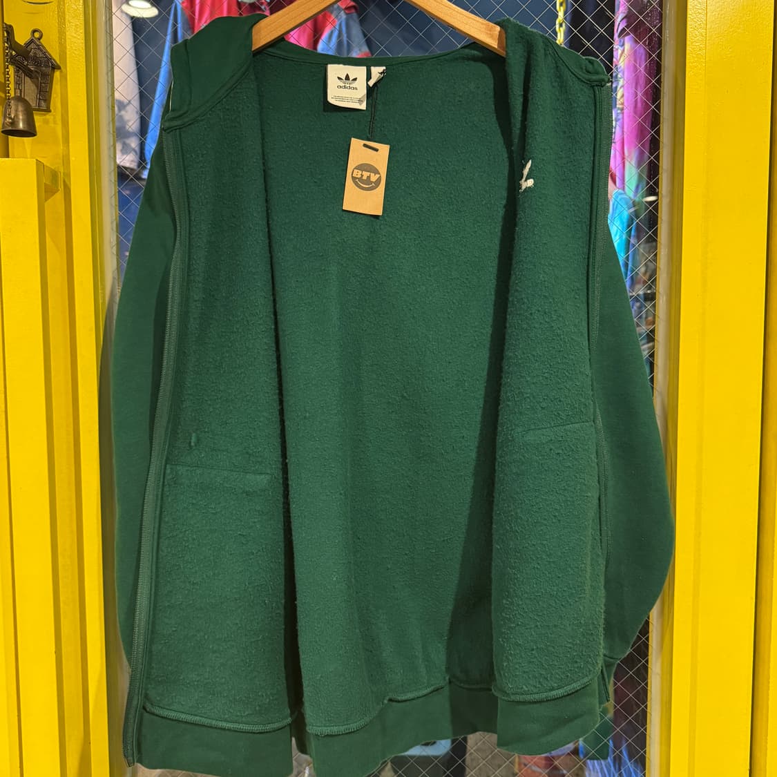 adidas 아디다스 삼선 기모 집업 후드티 상품이미지8