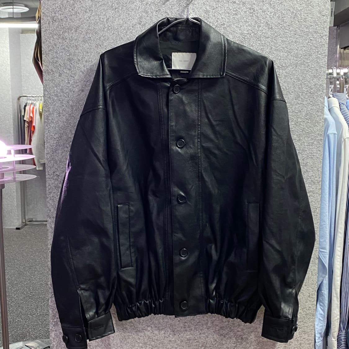 빈티지 레더 버튼 자켓 B3086 상품이미지2