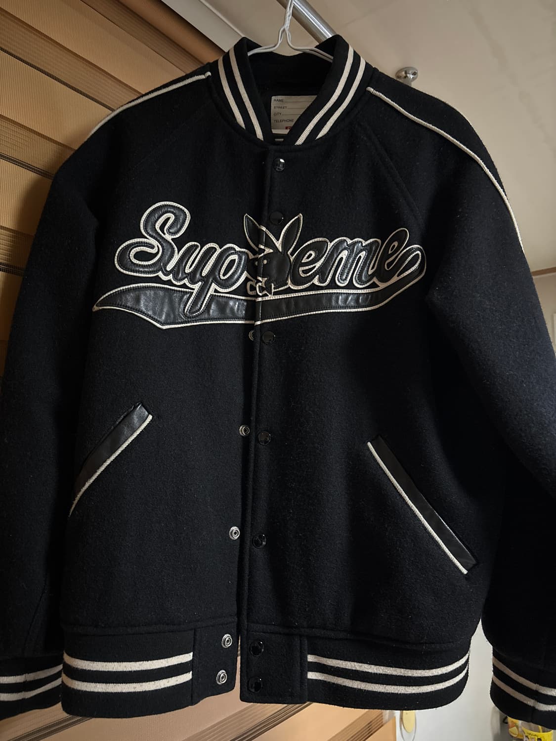 슈프림 플레이보이 바시티 자켓 M 상품이미지3