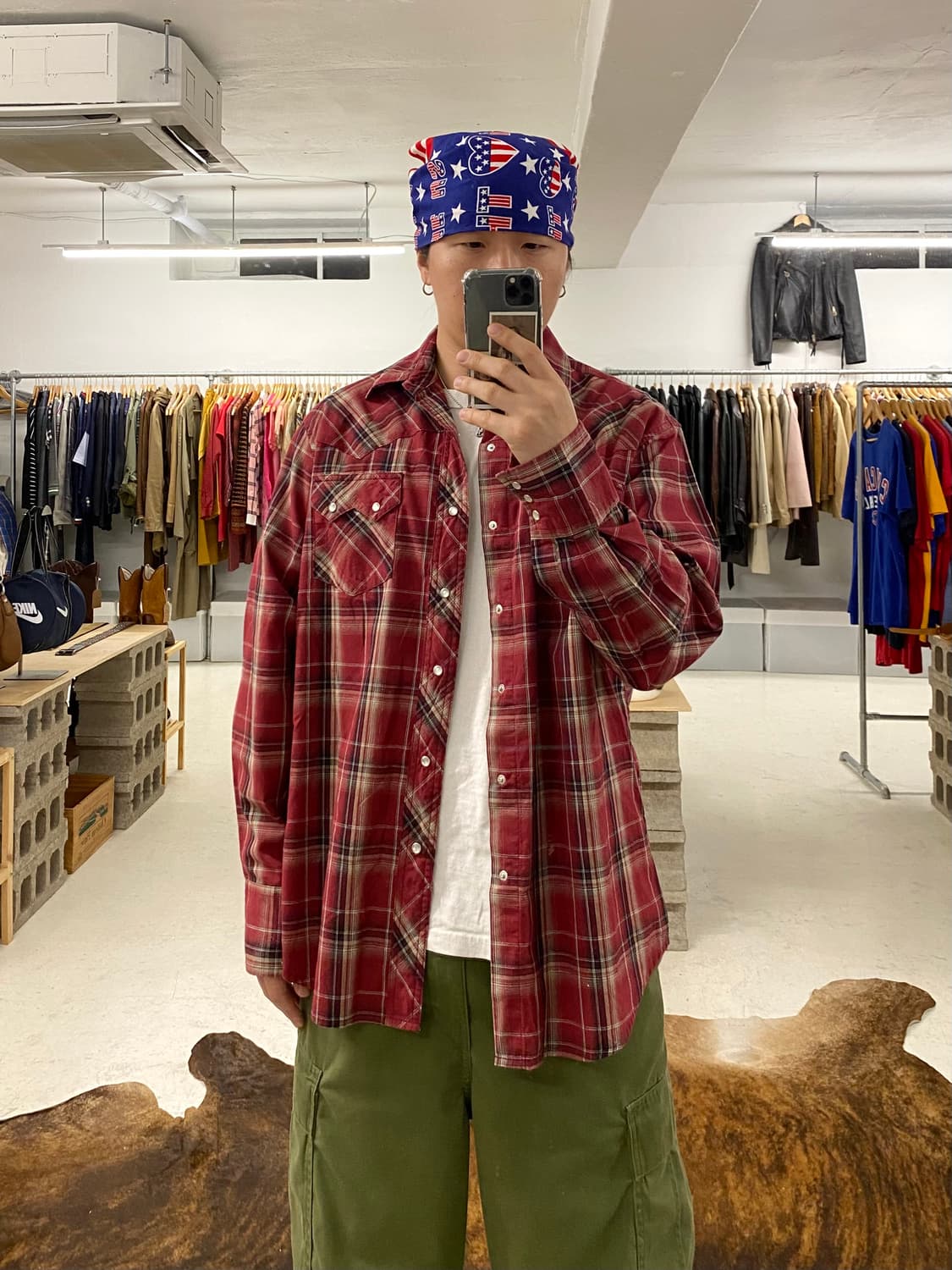 WRANGLER ombre western shirts 옴브레 웨스턴 셔츠 상품이미지1
