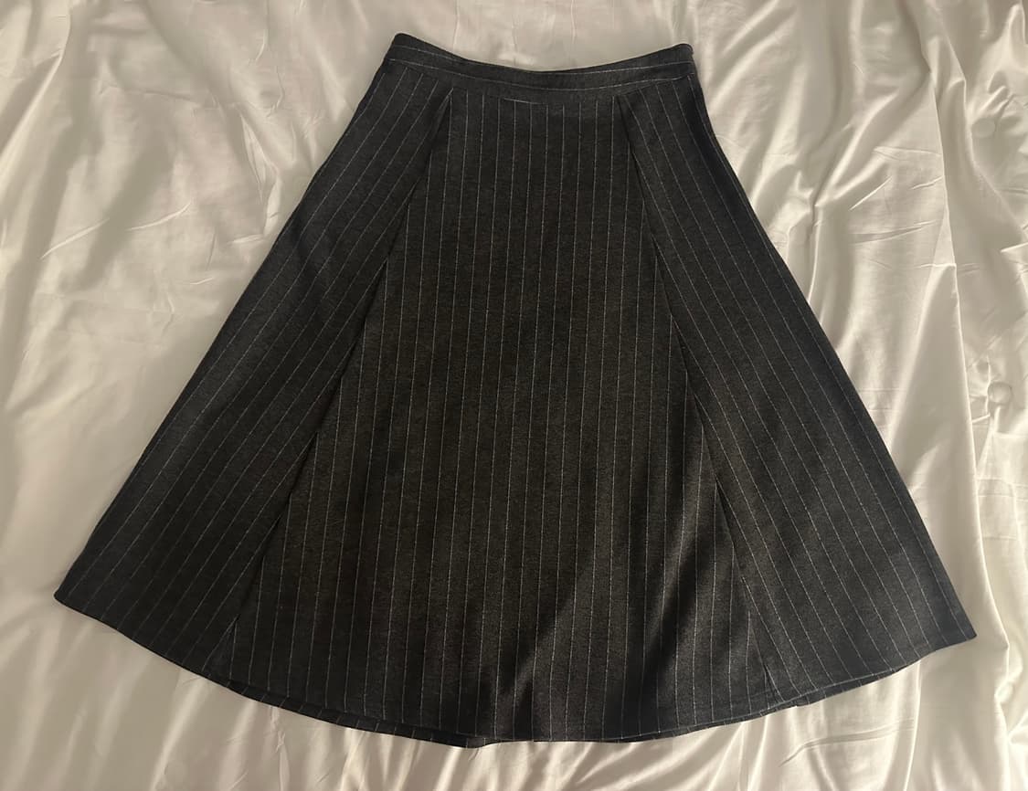 Gap 갭 스트라이프 미디스커트 상품이미지1