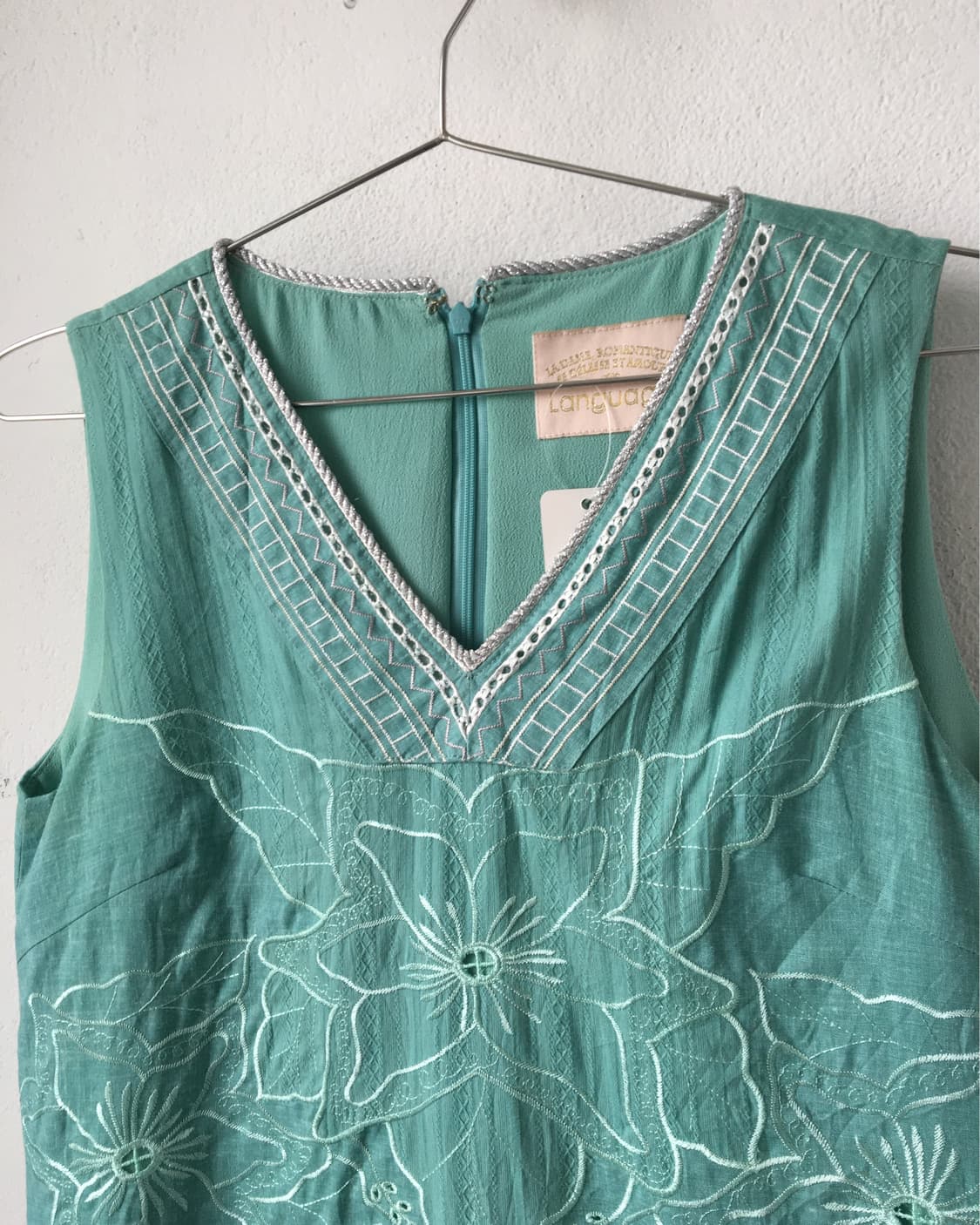 Filet mood fringe point sleeveless onepi 상품이미지6