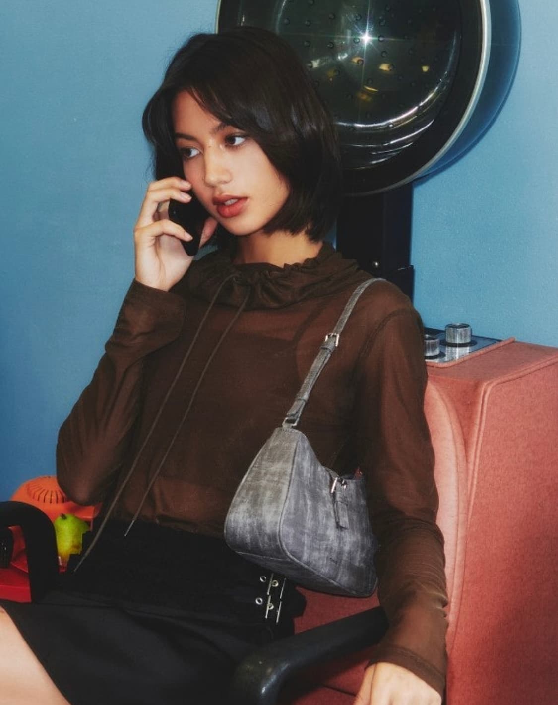 스탠드오일 피비백 그레이 숄더백 (새상품) 상품이미지2