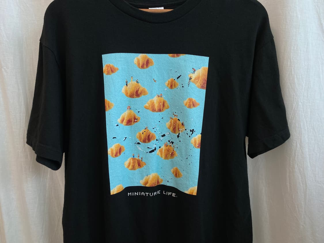 PRINTSTAR 블랙 반팔티셔츠(MEN L) 상품이미지3