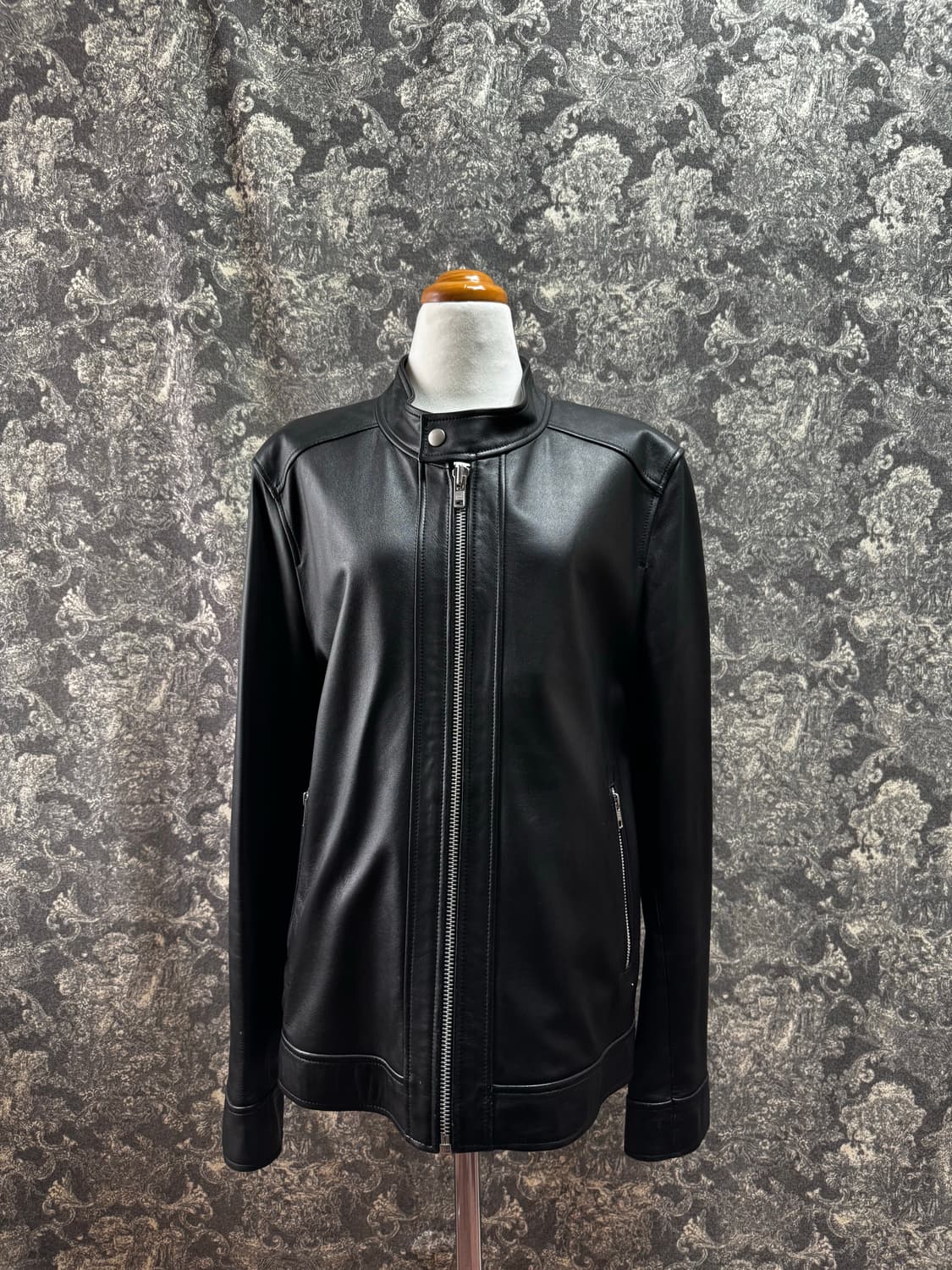 스페로네 램스킨 차이나카라 가죽 자켓 상품이미지1