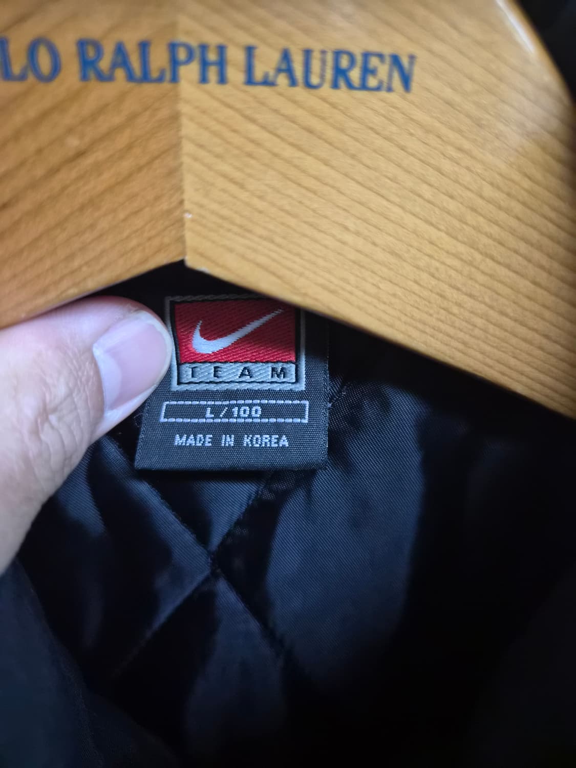 L) 나이키 올드스쿨 누빔 점퍼 팝니다 상품이미지5