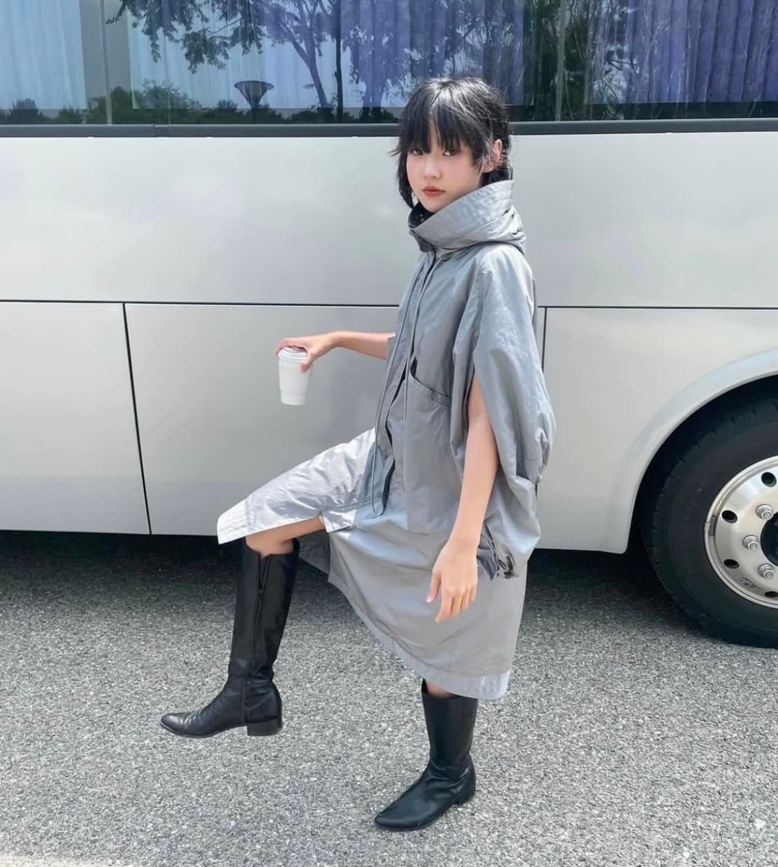 에옹쓰 2024 parachute pancho vest 판초 베스트 상품이미지4
