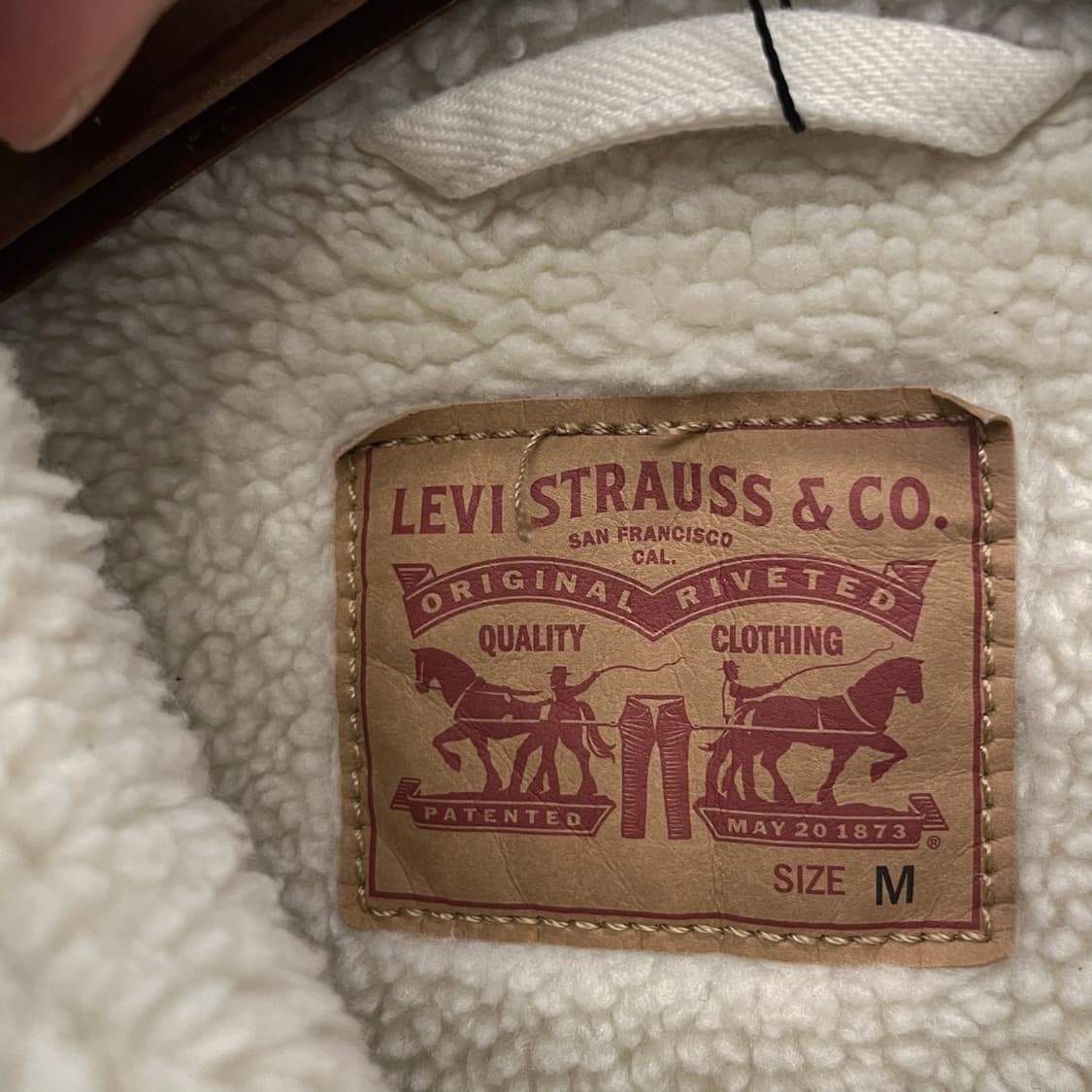 리바이스 타입 3 쉐르파 화이트 데님 트러커 자켓 상품이미지7